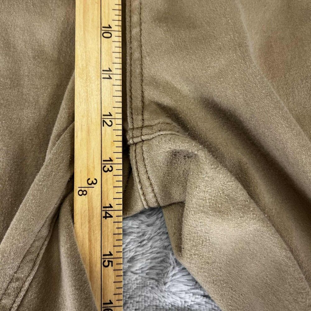 Hybrid & Company Pants Women 22 Bootcut Stretch Khaki Tan Cotton Blend Casual - Picture 8 of 8